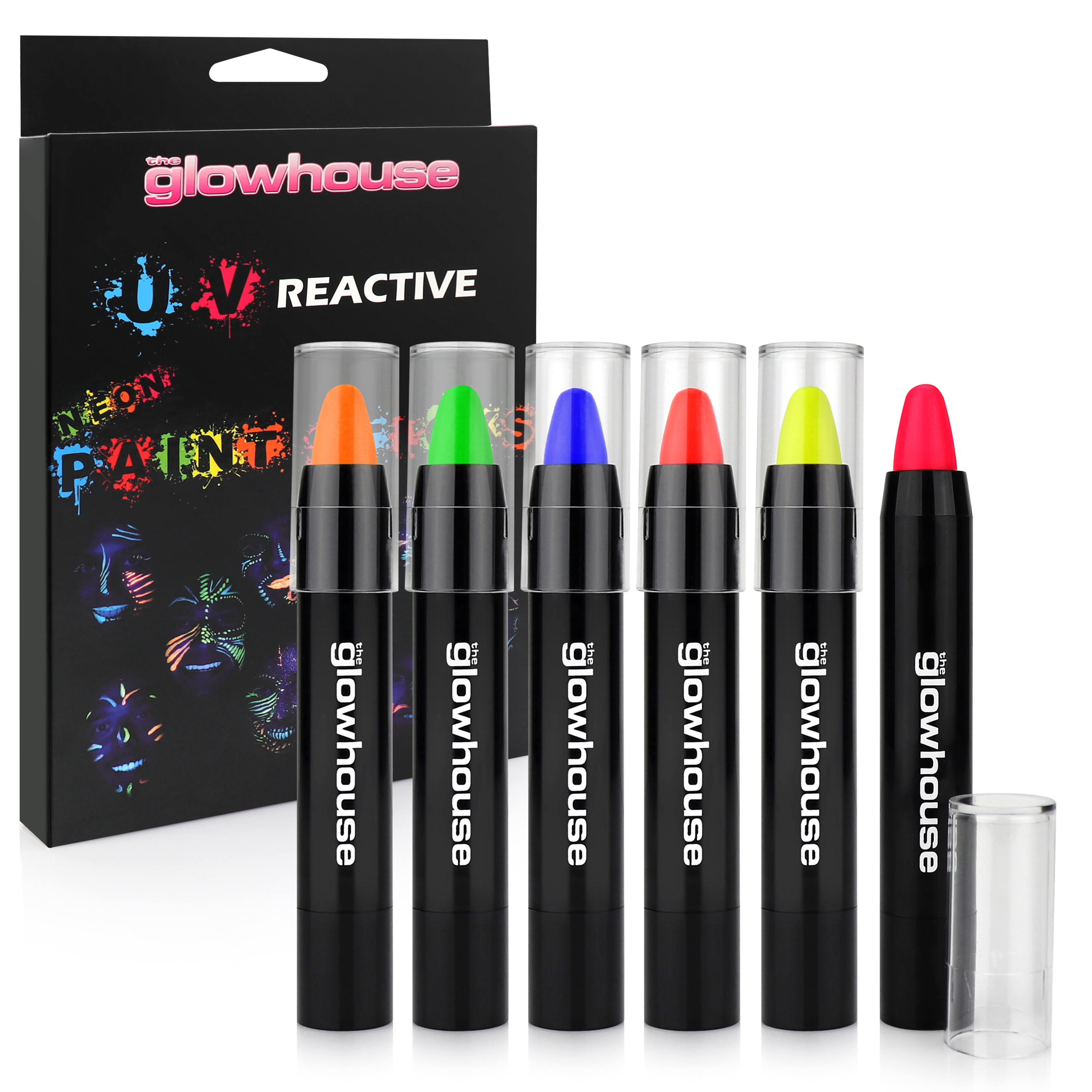 img-UV Reactive Neon Paint Stick Set-0